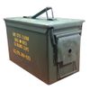 Military .50 Cal Ammo Steel Storage Cans (empty boxes) Light Use 2-1B