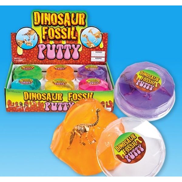 DollarItemDirect 3.5 inches Dinosaur Fossil Putty, Case of 36