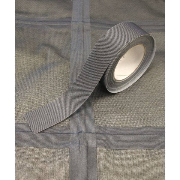 Seam Sealing Tape T-2000X – Hot Melt 3-Layer Waterproof – 5 Metres - Iron On (Dark Grey, 22mm Width)