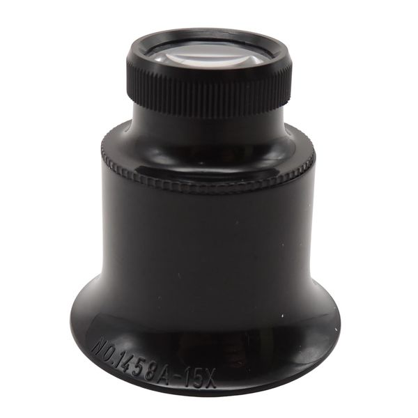 BERGEON - 1458-A15 - Watchmaker Control Magnifier, Double Removable Lens | 15x Magnification