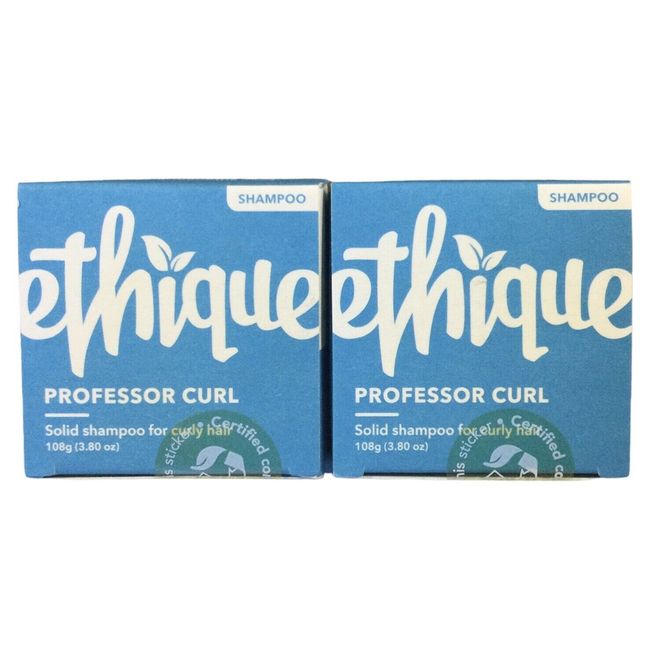 2pk Ethique Professor Curl  Solid Shampoo for Curly Hair 3.81oz Bars (S4)