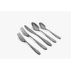 Cambridge Black 20-Piece Flatware Set Delia Satin