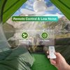 3 Speed Portable Ceiling LED Fan Rechargeable Battery Powered Outdoor Camping