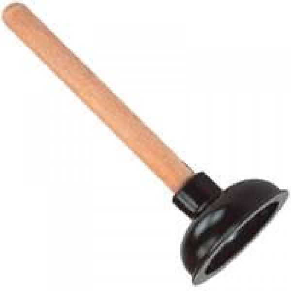 MINTCRAFT 8317-B Mint Craft Drain Plunger, 4", Black