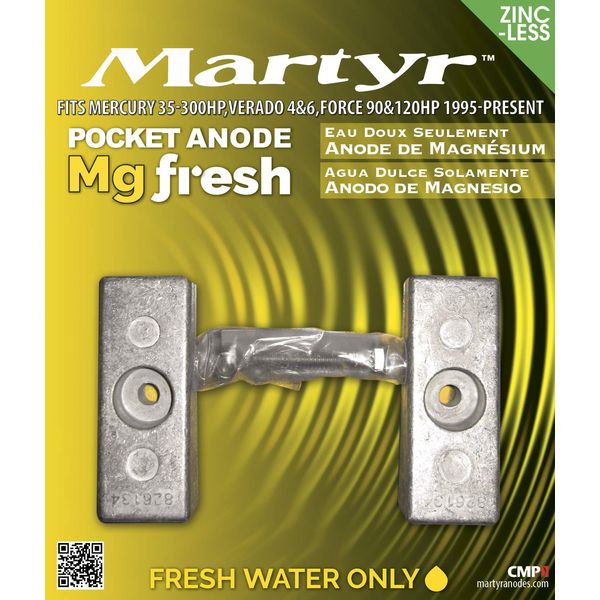 Martyr CM826134KITM, Magnesium Alloy Mercury Anode Kit