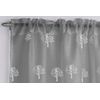 Tyrone Birch Slot Top Voile Curtain Panel - White