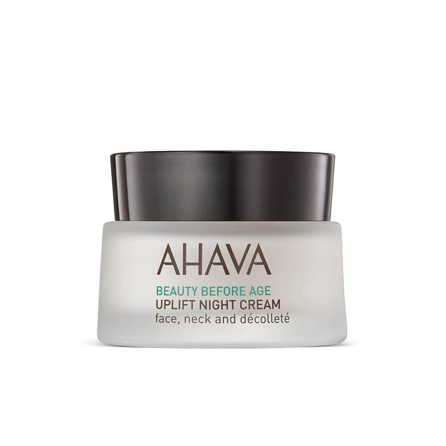 AHAVA Uplift Night Cream - Rich, Melting Night Cream to Lift, Firm & Tighten Skin, Anti-Aging Effect by Reducing Deep Wrinkles, Enriched with Exclusive Osmoter, Tripeptide 38 & Shea Butter, 1.7 Fl.Oz