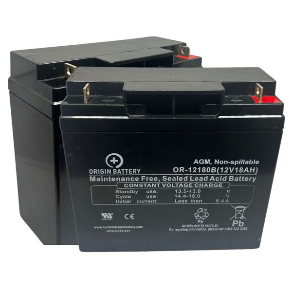 Drive Medical Scout DST 3, 4 (18AH) Battery Replacement Kit