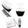 Riedel Ouverture Magnum Glasses and Apple Decanter (Set of 7) and Accessories