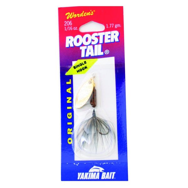 Wordens S206-PMSD Rooster Tail in-Line Spinner, 2", 1/16 oz, Pumpkin Seed