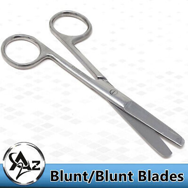 4.5" Operating Scissors Blunt / Blunt Straight Surgical Instruments