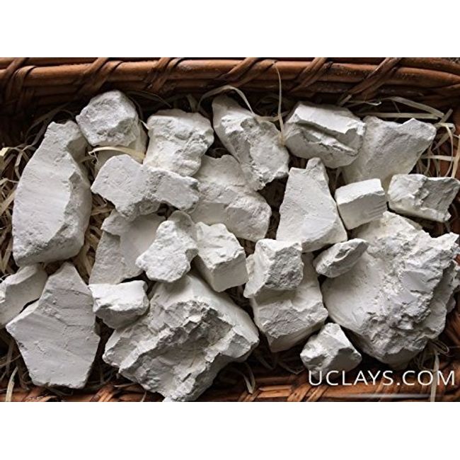 Blue Edible Clay Chunks (lump) Natural for Eating (Food), 8 oz (220 g)
