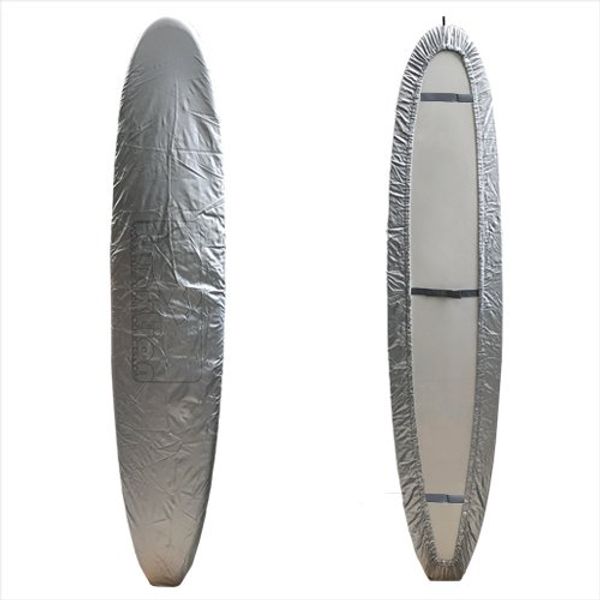 Funktion FK-WRAP-LG-SLV-PC Surfboard Cover for Longboard Silver Protective Coloration Edition