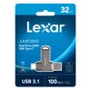 Clé USB 3.1 Lexar JumpDrive D400-32Go (Gris)