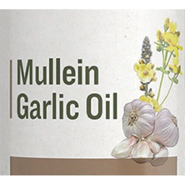 MULLEIN GARLIC OIL - Gentle Herbal Ear Drop Formula for Aches & Infections USA