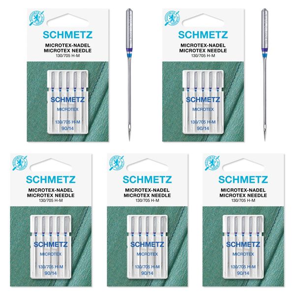 Microtex Sharp Machine Needles-Size 14/90 5/Pkg