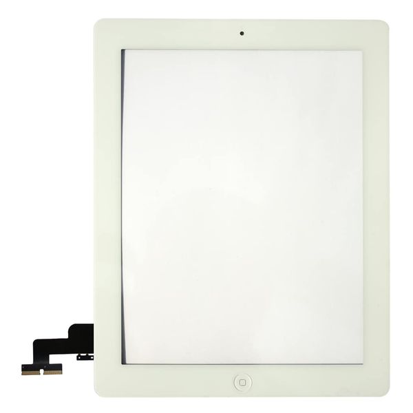 Power4Laptops Replacement Digitizer Touch Screen Compatible With Apple iPad 2 White