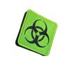 Asuka Sewing Biohazard Mark Patch (Green x Black (Green and Black Pattern))
