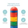 KADAMS Time Tracker Visual Timer for Kids with Audio Alarm and Pause Function, 24hr Countdown Clock, Stoplight Traffic Light, Time Management Tool for Classroom Teachers,Navy Blue