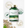 Bacopa Monnieri 2000 Mg Brahmi Leaf Boost Brain Stress Prevent, 180 Capsules