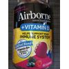 Airborne Immune Support Vitamins D+ C & Zinc 60 Gummies, Blu-y Elder-y Raspberry