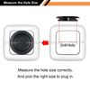 200pcs Rubber Grommet Assortment Firewall Hole Plug Electrical Wire Gasket Kit