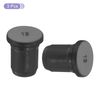 sourcing map Rubber Solid Plug Soft Flexible Stopper for 11-12mm Hole Black 3Pcs