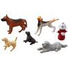 Bachmann Trains - FIGURES - DOGS with FIRE HYDRANT (6pcs/pk) - O Scale