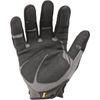 Ironclad Heavy Utility Work Gloves HUG, High Abrasion Resistance, Performance Fit, Durable, Machine Washable, (1 Pair), SMALL Black & Grey