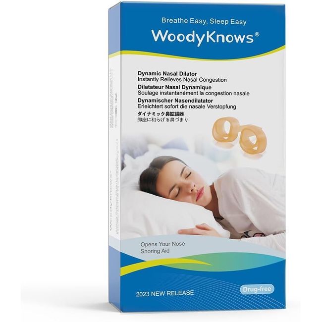 WoodyKnows Model 2024 Dynamic Nasal Dilators|Sleep Sports Breathing Trial