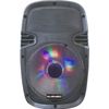 MUSYSIC Portable 8" Power Speaker System Bluetooth Rechargeable LED Light MU-8A