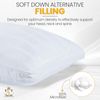 Down Alternative Pillows for Sleeping Plush (2 Pack Queen), 100% Cotton Cover...
