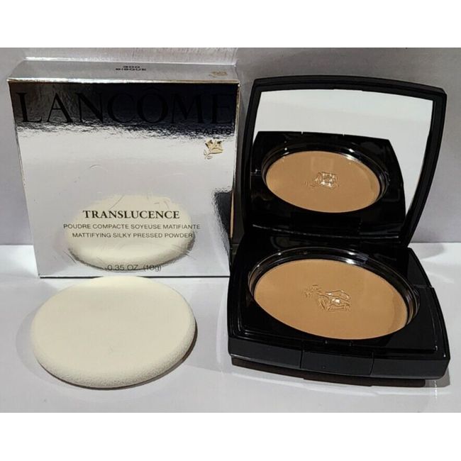 Lancome Translucence Mattifying Silky Pressed Powder #300 Bisque 0.35 Oz