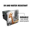GRAPHICS & MORE Giraffe in Taxi Tow Trailer Hitch Cover Plug Insert