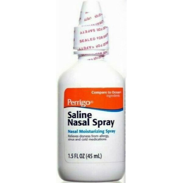 Perrigo Saline Mist Nasal Spray - 1.5 oz Per Bottle