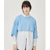 Milkfed CROPPED TOP Women's T-Shirt, LtBlue