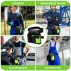 WORKPRO Garden Tool Belt Single Side Garden Tool Pouch 5 Pockets Adjustable Belt