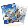 Janlynn Counted Cross Stitch Kit, Cotton,Sands, White