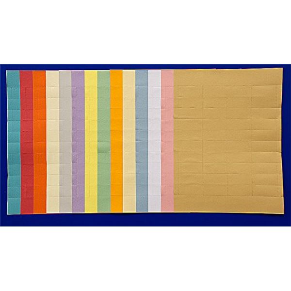Data Control Inc Colored Card Inserts - 1"X6" Cream. 500 Cards in a Package.