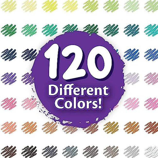 Art Supplies 120-Color Colored Pencils Set for Adults Coloring
