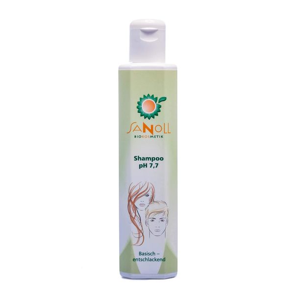 Organic Shampoo pH 7.7 Basic-Deacidifying 200ml by Sanoll