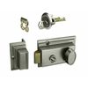  Door Lock with Night Latch, Defender Security Door  Lock Single Cylinder Rim