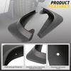 4PCS Car Auto Mud Flaps Mudguards Fender Splash Guards Black For Dodge Charger