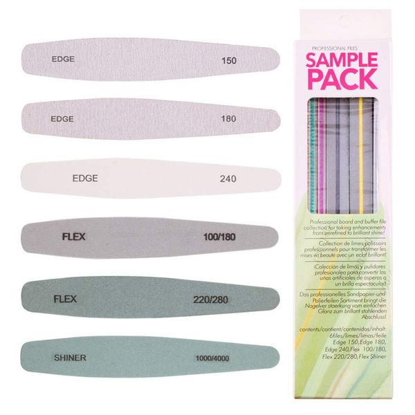 Kingsie Nail File Set of 6 Nail Files for Nail Files Emery Board Nail Polish for Gel Nails 150 180 240 100/180 220/280 1000/4000