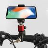 Evanveliry Super Clamp with Mini Ball Head Mount, Camera Clamp Mount with 1/4 Screw for LED Light