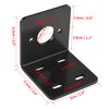 775 Motor Bracket, High Hardness Right Angle Bracket, DC Stepper Motor Mounting Bracket Fixed Base for NO. 775 Motor