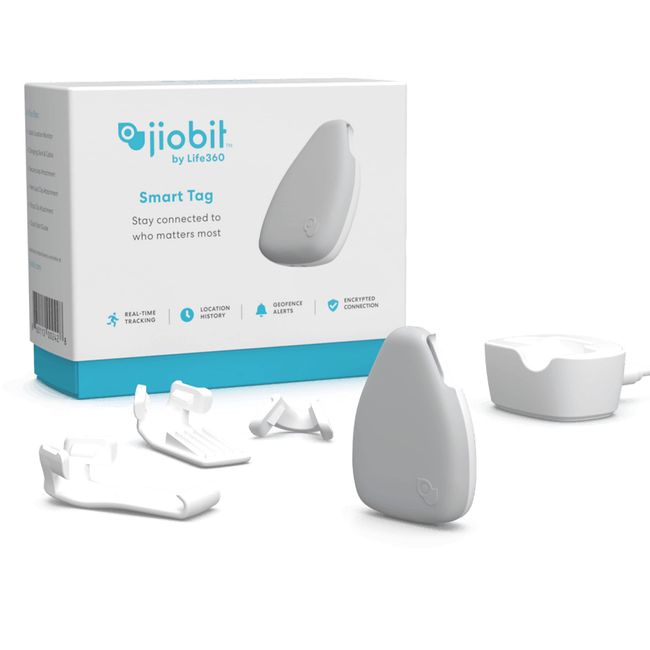 Jiobit Gen 2 - GPS Tracker for Kids, Adults, Elderly | Lightweight, Water Resistant, Durable, Encrypted | Real-Time Location Sharing | Cellular, Bluetooth, WiFi