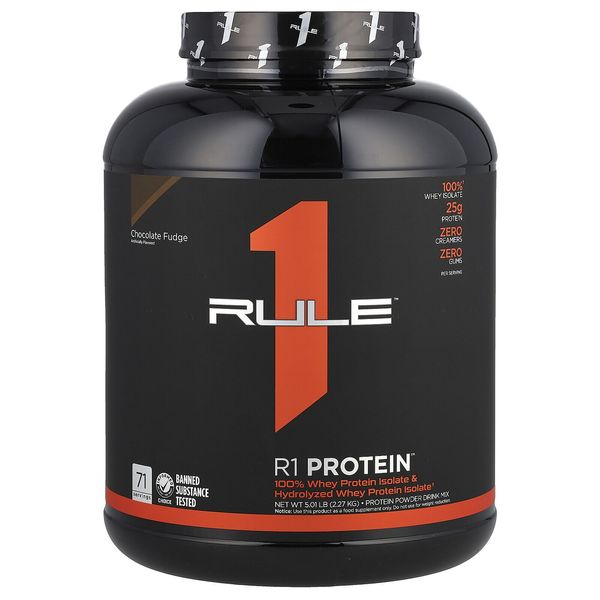 R1 Protein Powder Drink Mix, Chocolate Fudge, 5.01 lb (2.27 kg)