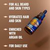 2 Pack - King C. Gillette Beard Oil for Men - Argan Moisturize and Soften Beard