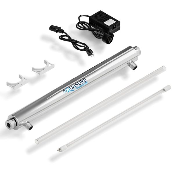 Aquasure 8 GPM Ultraviolet Light UV-C Water Sterilizer Filter System